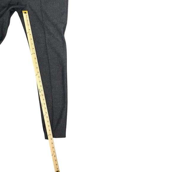 BCBGMaxAzria Slim Pants SZ 2 Grayish Blue Cotton Wool Blend Stretch Corpcore - Picture 10 of 11